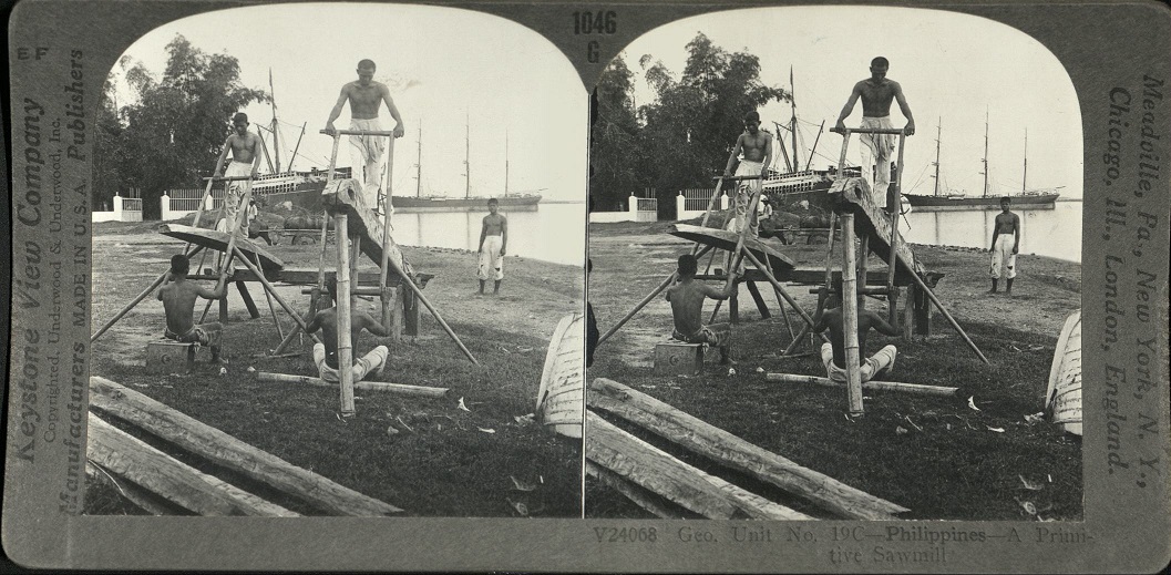 Geo. Unit No. 19C – Philippines – A Primitive Sawmill.